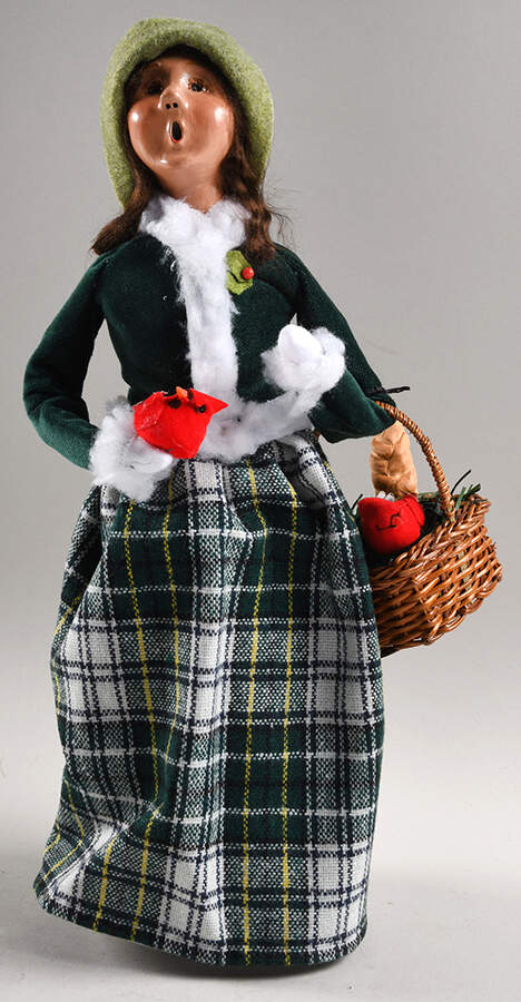 Specialty Families Family With Cardinals-Woman - No Box by Byers' Choice Ltd-1