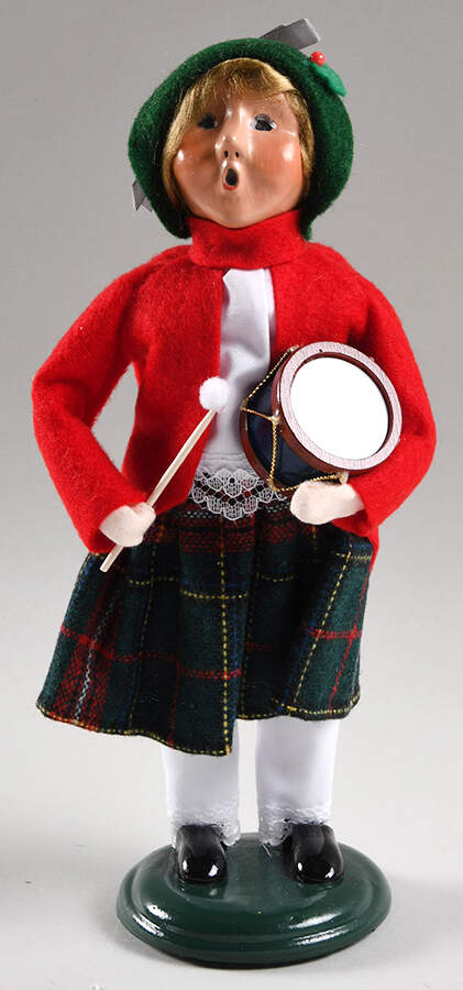 Specialty Families Musical Family-Girl With Drum - No Box by Byers' Choice Ltd-1