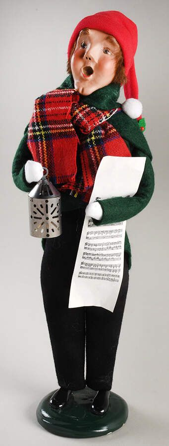 Specialty Families Family C-Man With Lantern & Music - No Box by Byers' Choice Ltd-1
