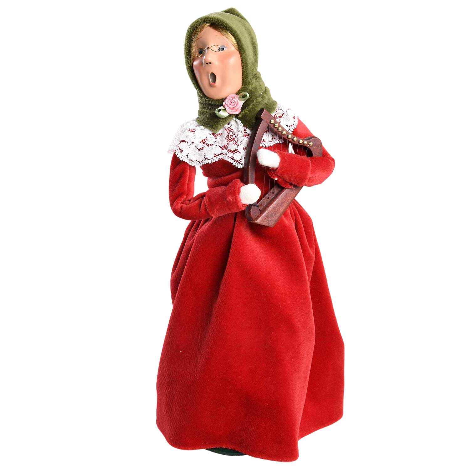 Specialty Families Music-Woman With Harp - No Box by Byers' Choice Ltd-1