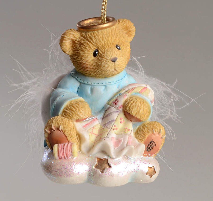 Cherished Teddies Angels Ornaments Bound By Love - No Box by Bradford Editions-1