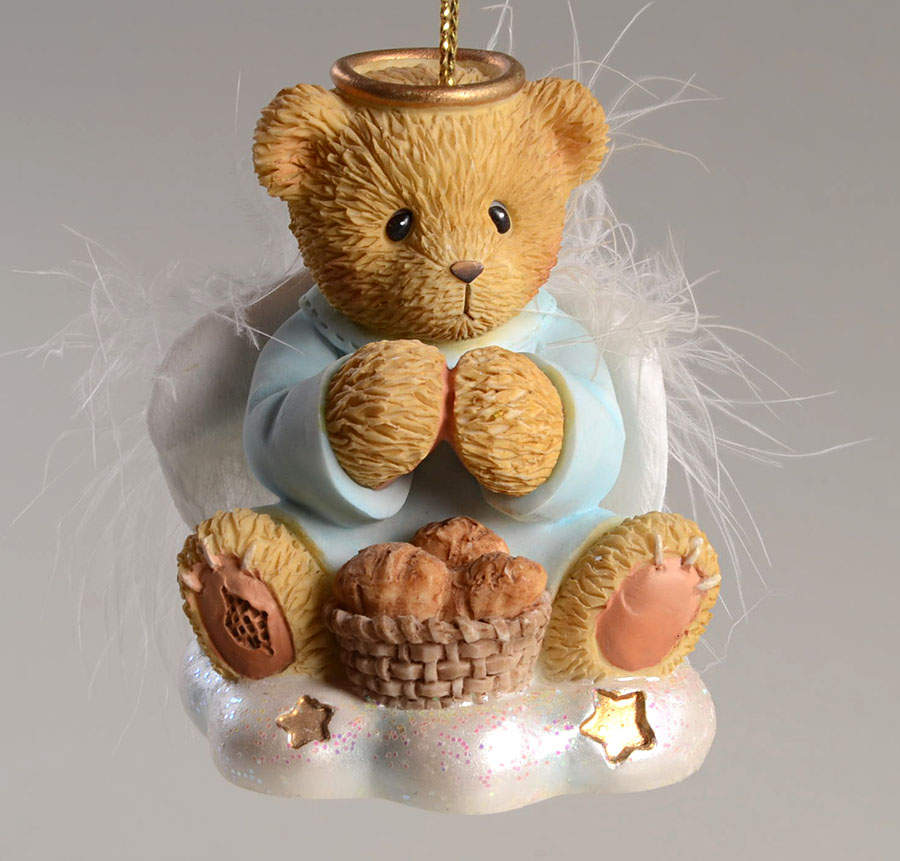 Cherished Teddies Angels Ornaments Give Thanks - No Box by Bradford Editions-1