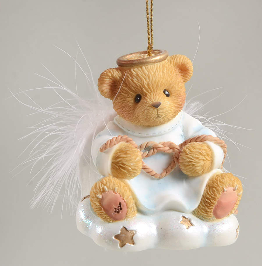 Cherished Teddies Angels Ornaments Believe It Or Knot I Love You - No Box by Bradford Editions-1