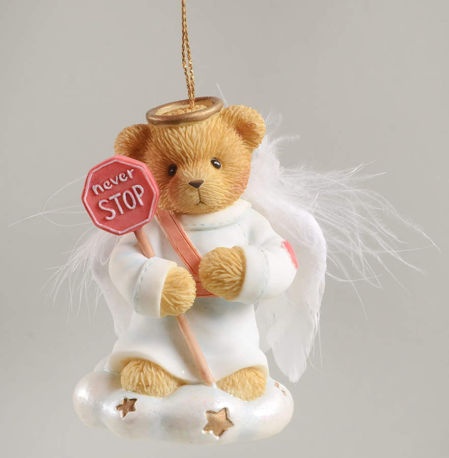 Cherished Teddies Angels Ornaments I'Ll Never Stop Guiding You - No Box by Bradford Editions-1