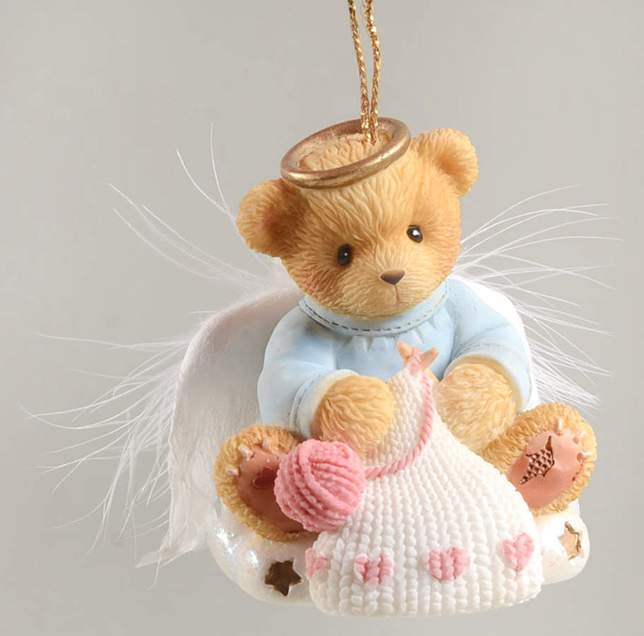 Cherished Teddies Angels Ornaments Love Covers Us - No Box by Bradford Editions-1