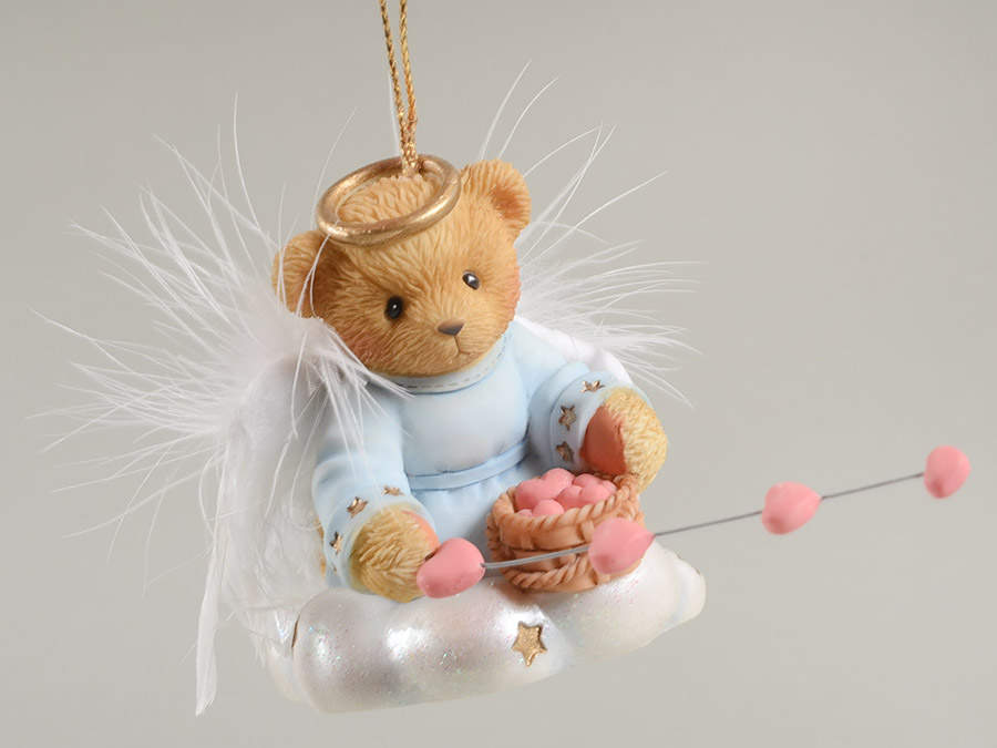 Cherished Teddies Angels Ornaments Showering You With Love - No Box by Bradford Editions-1