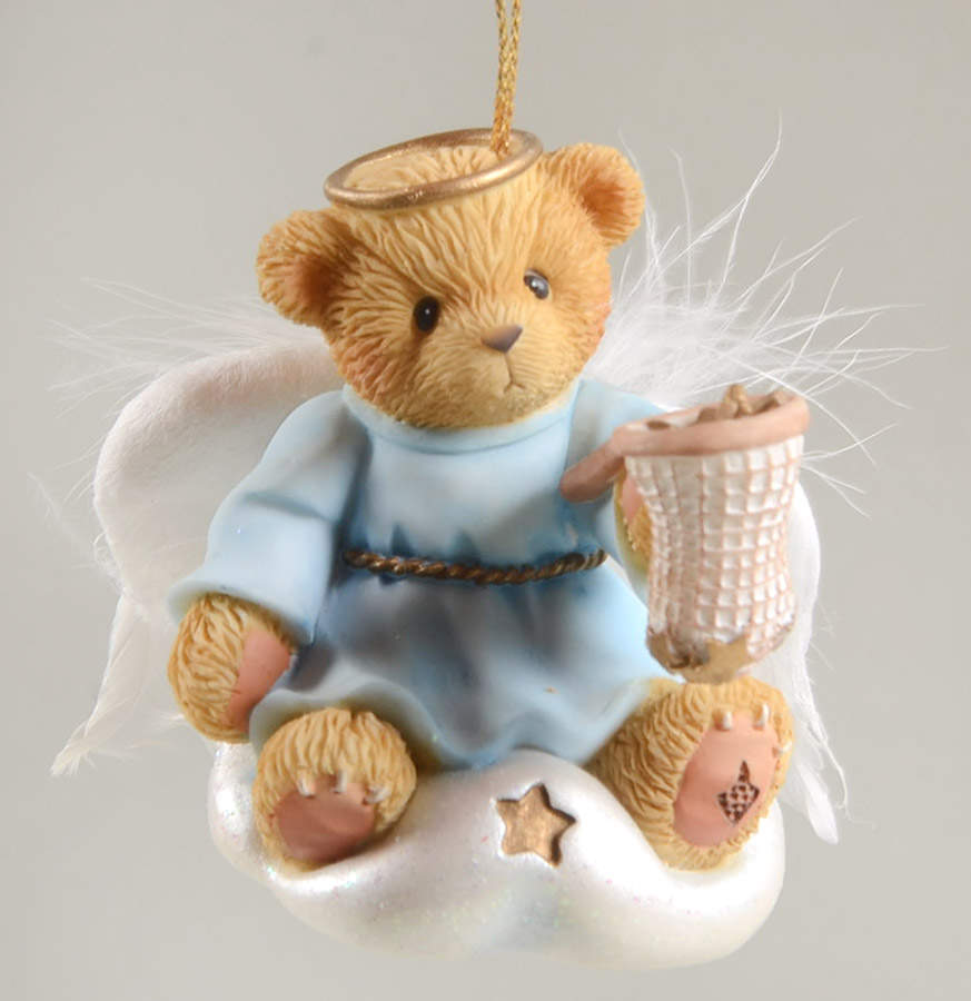 Cherished Teddies Angels Ornaments Wish Upon A Falling Star - No Box by Bradford Editions-1