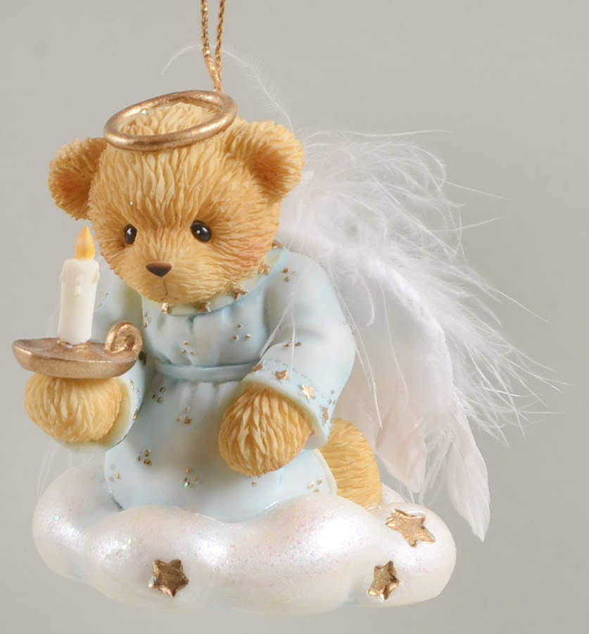 Cherished Teddies Angels Ornaments Lighting The Way - No Box by Bradford Editions-1
