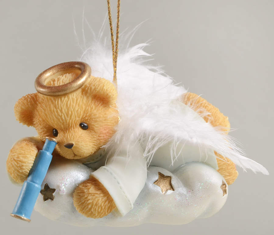 Cherished Teddies Angels Ornaments I'm Looking Out For You  - No Box by Bradford Editions-1