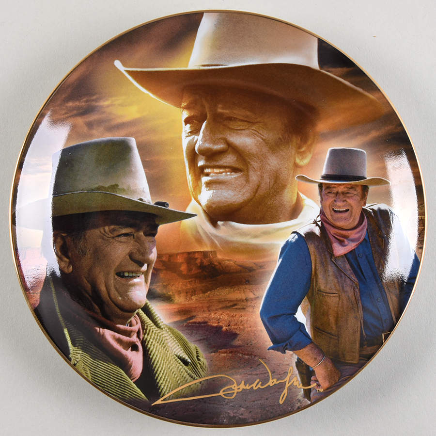 John Wayne - Hero for a Century Western Legend - No Box by Bradford Exchange-1
