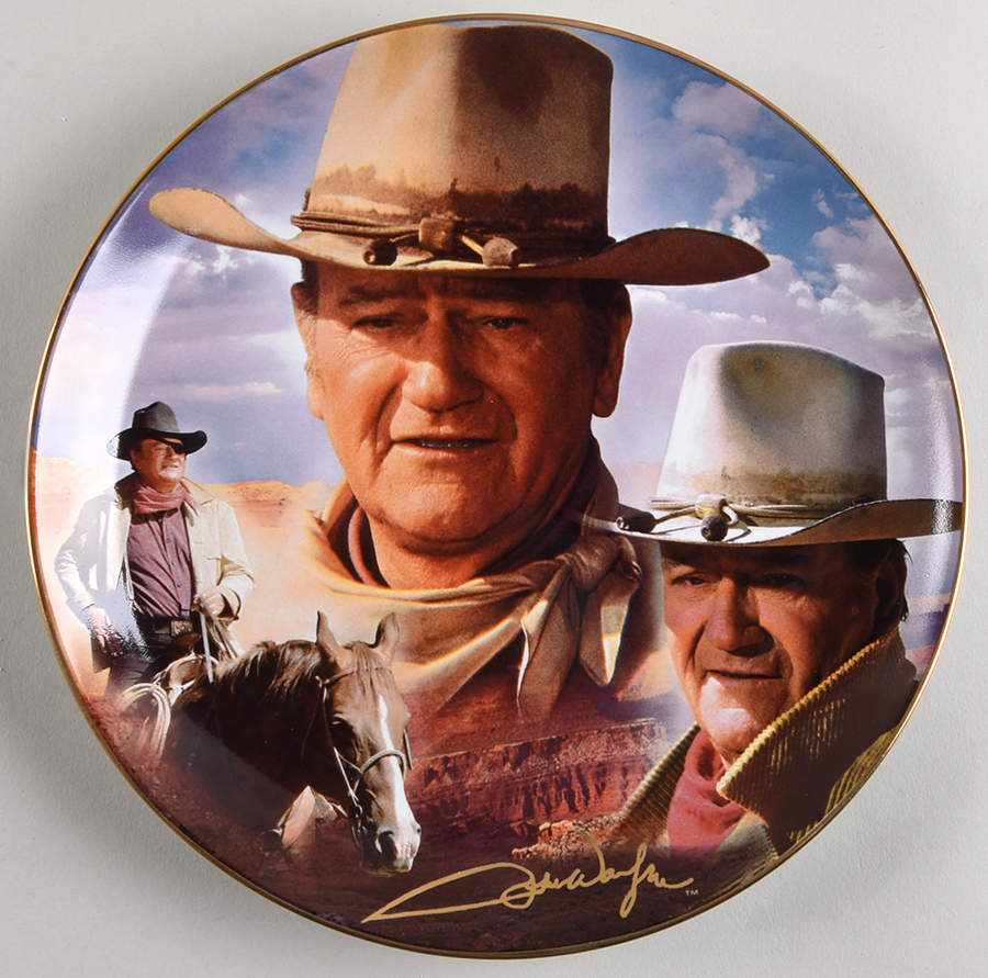 John Wayne - Hero for a Century America's Trail Boss - No Box by Bradford Exchange-1