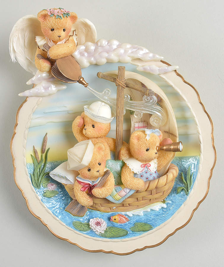 Someone To Watch Over Me Three Teddies In A Tub - No Box by Bradford Exchange-1