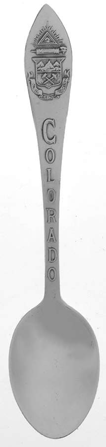 Souvenir Spoons Colorado State Seal - No Box by Bell Trading Post-1