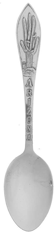 Souvenir Spoons Arizona - No Box by Bell Trading Post-1