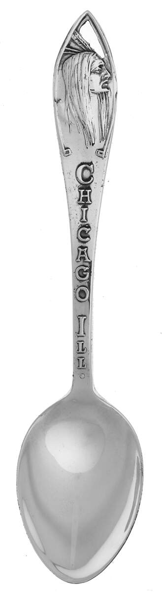 Souvenir Spoons North Carolina  - State Flower - No Box by Bell Trading Post-1