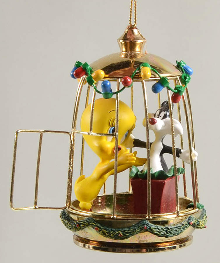 Home for the Holidays Tweety Slyvester Supwise - No Box by Bradford Editions-1