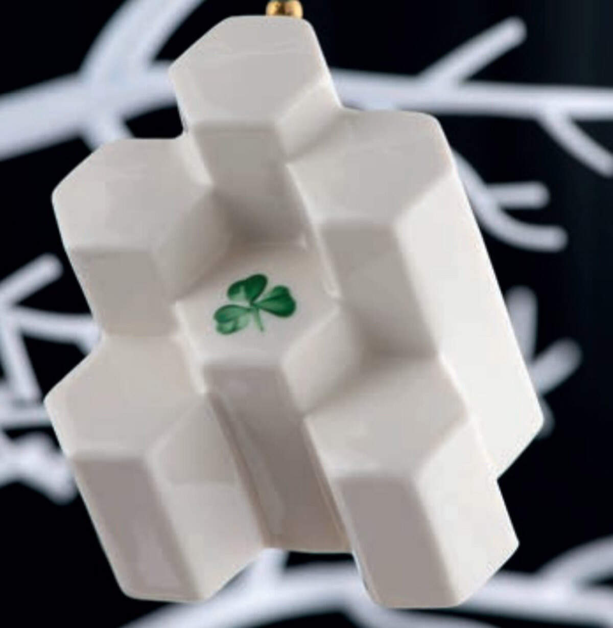 Belleek Annual Christmas Ornamets Giant's Causeway - Boxed by Belleek Pottery (Ireland)-1