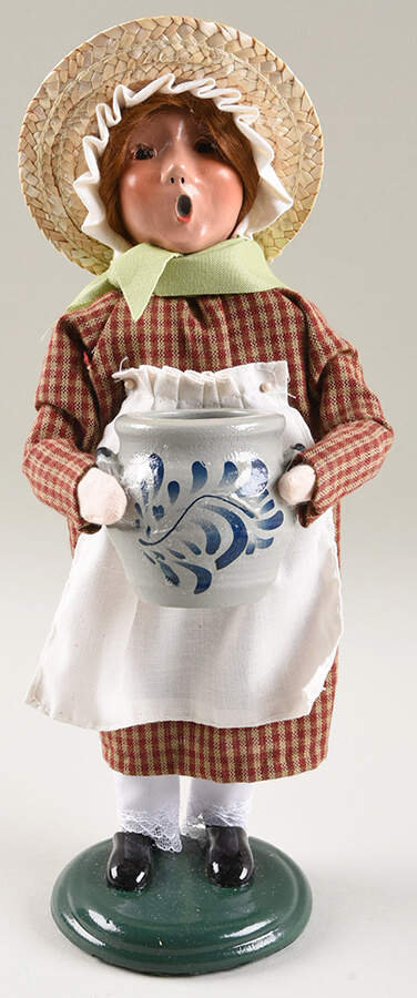 Colonial Collection Colonial Shopping Girl - No Box by Byers' Choice Ltd-1
