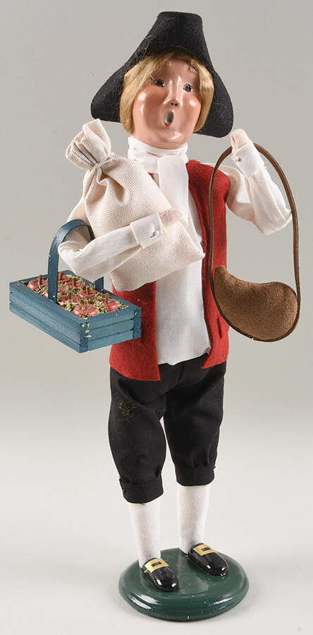 Colonial Collection Colonial Shopping Man - No Box by Byers' Choice Ltd-1