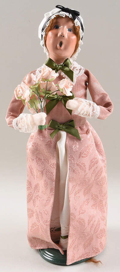 Colonial Collection Colonial Woman With Flowers - No Box by Byers' Choice Ltd-1