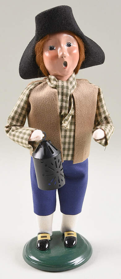 Colonial Collection Colonial Shopping Boy - No Box by Byers' Choice Ltd-1