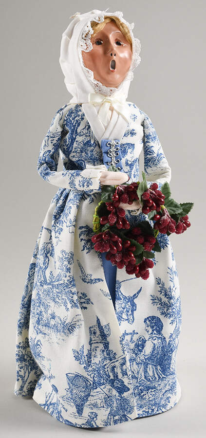 Colonial Collection Colonial Woman With Wreath - No Box by Byers' Choice Ltd-1