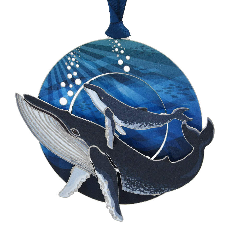 Coastal Ornaments Humpback Mom & Calf - Boxed by Beacon Design-1