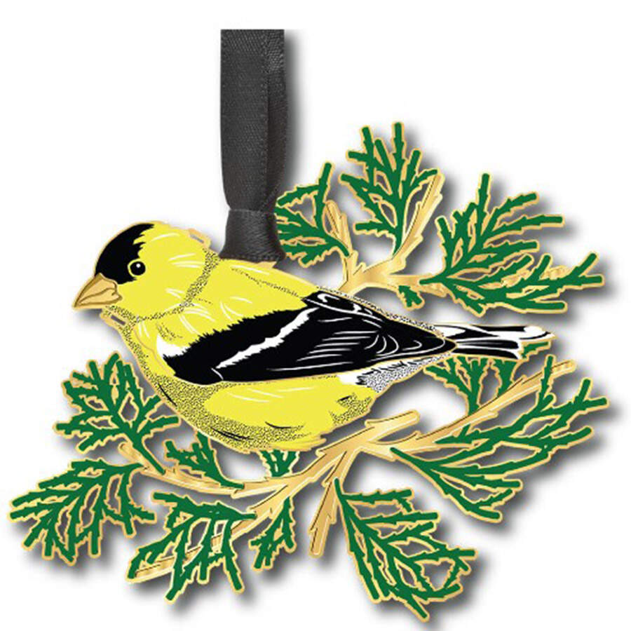 Nature Ornaments Goldfinch - Boxed by Beacon Design-1