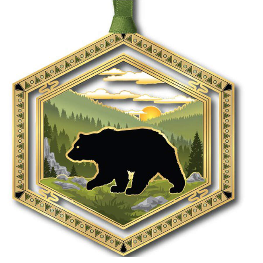Nature Ornaments Woodland Bear - Boxed by Beacon Design-1