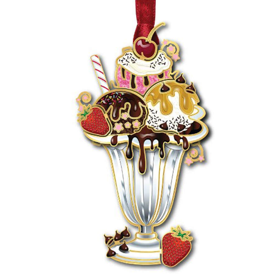 General Ornaments Ice Cream Sundae - Boxed by Beacon Design-1