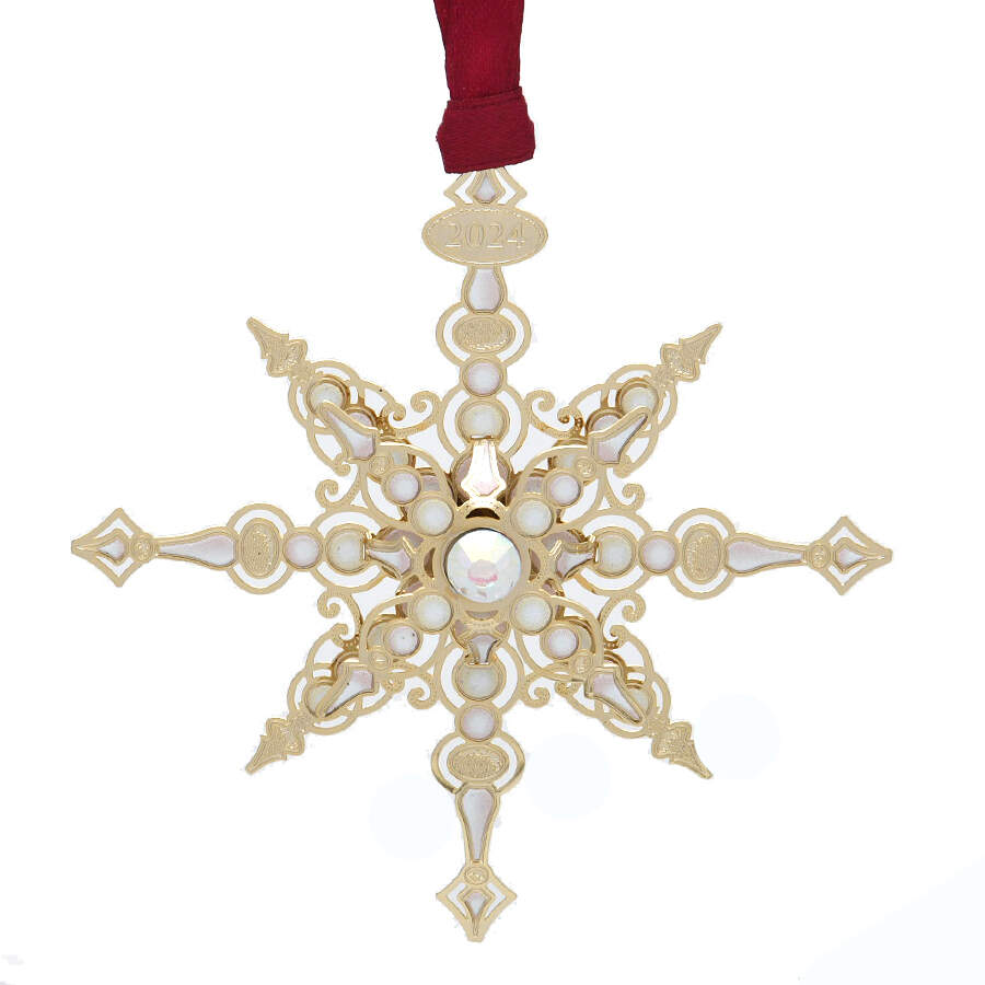 Annual Snowflake Ornament 2024 Snowflake - No Box Nb2024 by Beacon Design-1