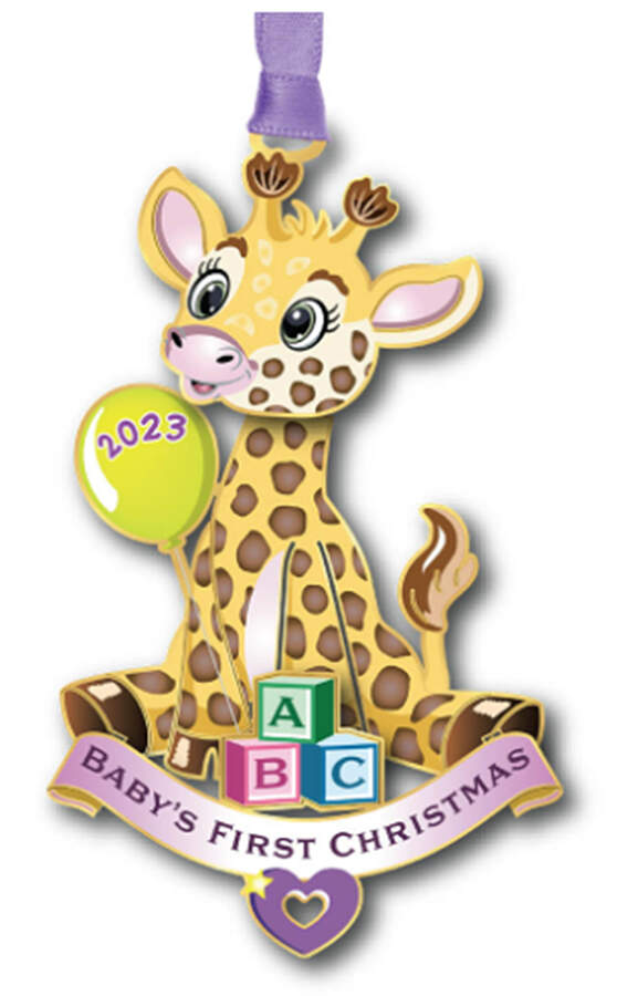 Annual Baby's First Christmas Ornament 2023 Baby's First Christmas - No Box Nb2023 by Beacon Design-1