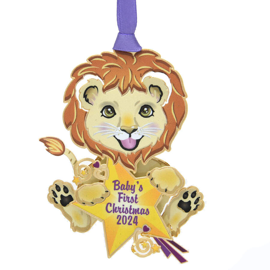 Annual Baby's First Christmas Ornament 2024 Baby's First Christmas - With Box Bx2024 by Beacon Design-1