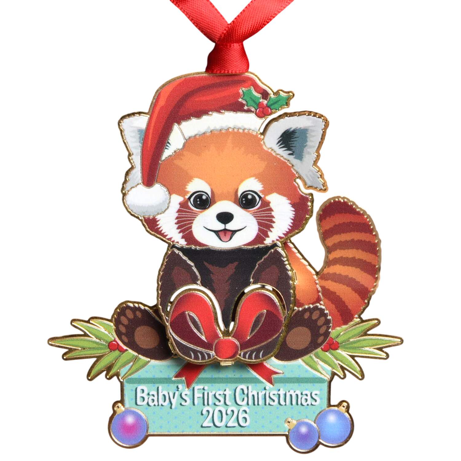 Annual Baby's First Christmas Ornament 2026 Baby's First Christmas - No Box Nb2026 by Beacon Design-1