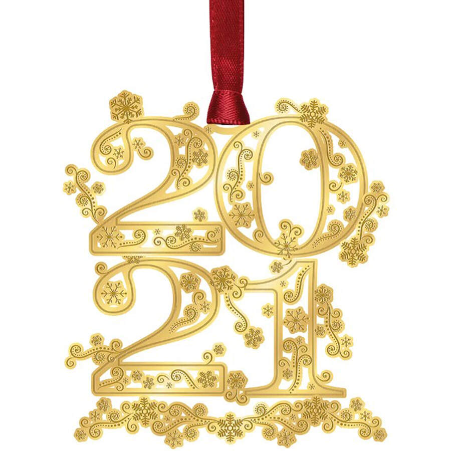 Annual Numeral (Year) Ornaments 2021 - No Box Nb2021 by Beacon Design-1