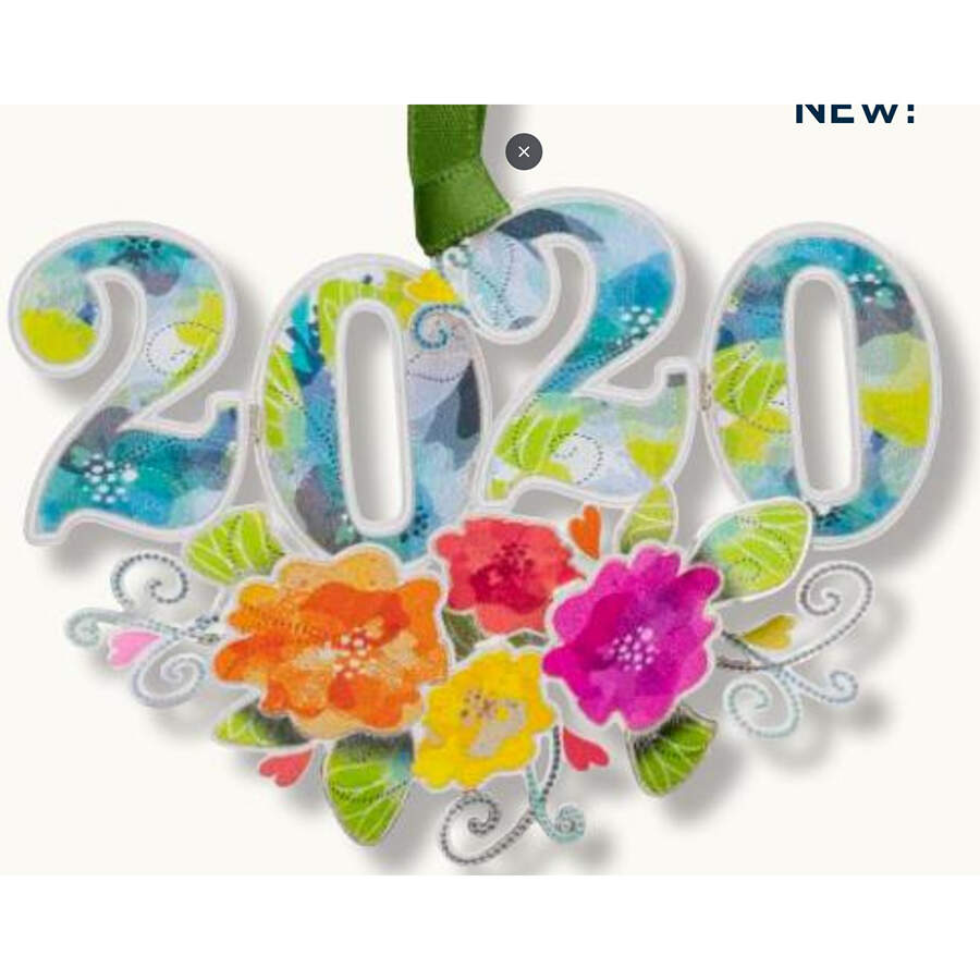 Annual Numeral (Year) Ornaments 2020 - With Box Bx2020 by Beacon Design-1