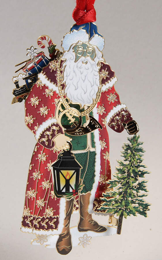 Christmas Ornaments Vintage Santa - Boxed by Beacon Design-1