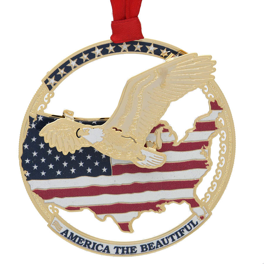 Americana Ornaments America The Beautiful - Boxed by Beacon Design-1