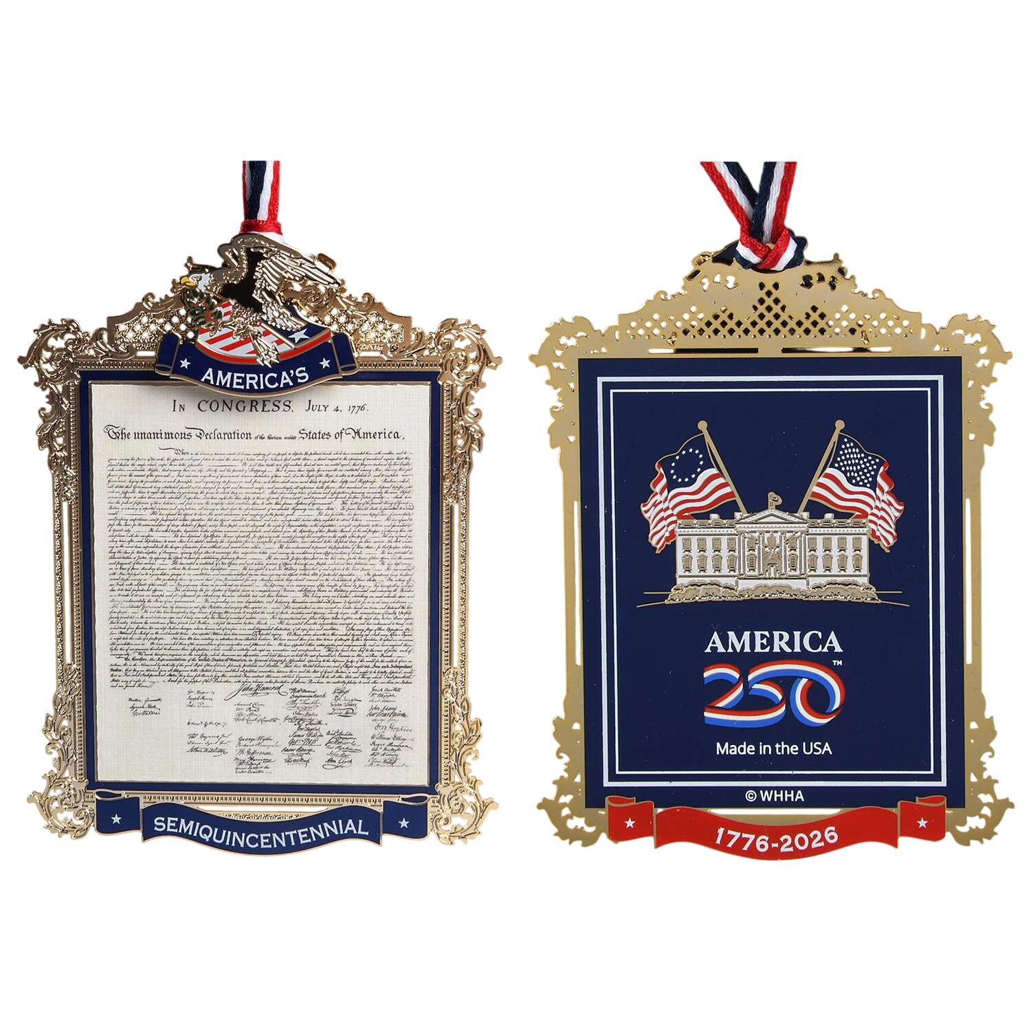 Americana Ornaments Declaration Of Independence  - Boxed by Beacon Design-1