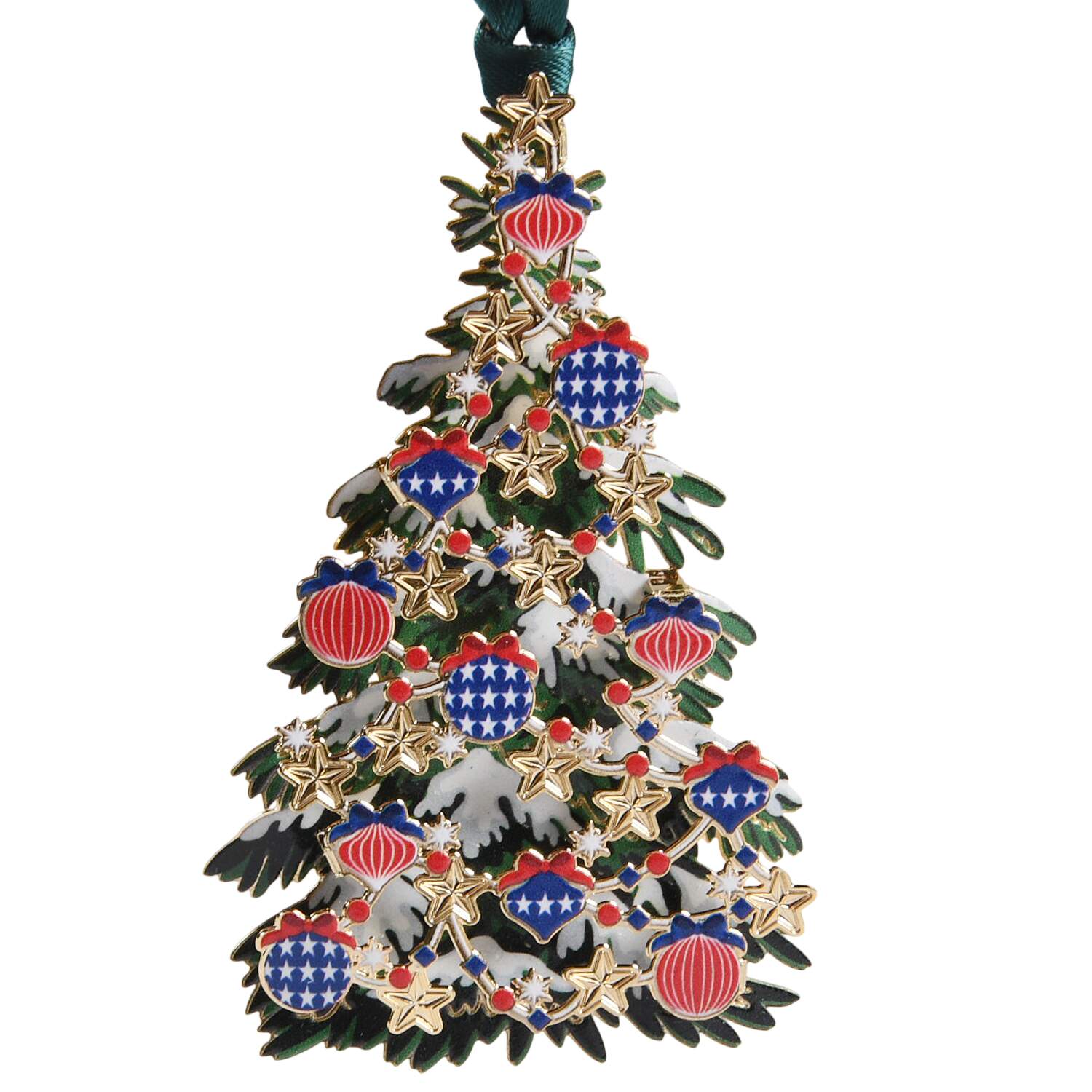 Americana Ornaments Classic Patriotic Tree #2 - Boxed by Beacon Design-1