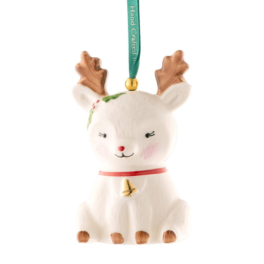 Whimsical Woodland Reindeer - No Box by Belleek Pottery (Ireland)-1