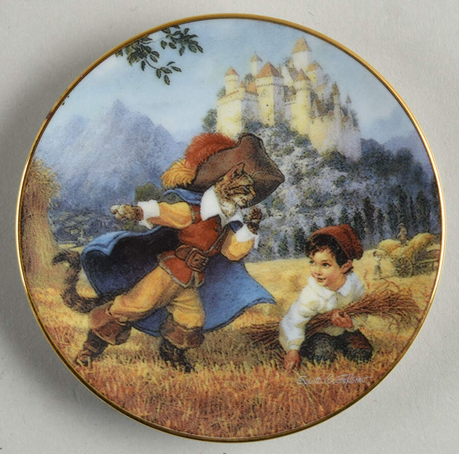 Classic Fairytales Puss And Boots - No Box by Bradford Editions-1
