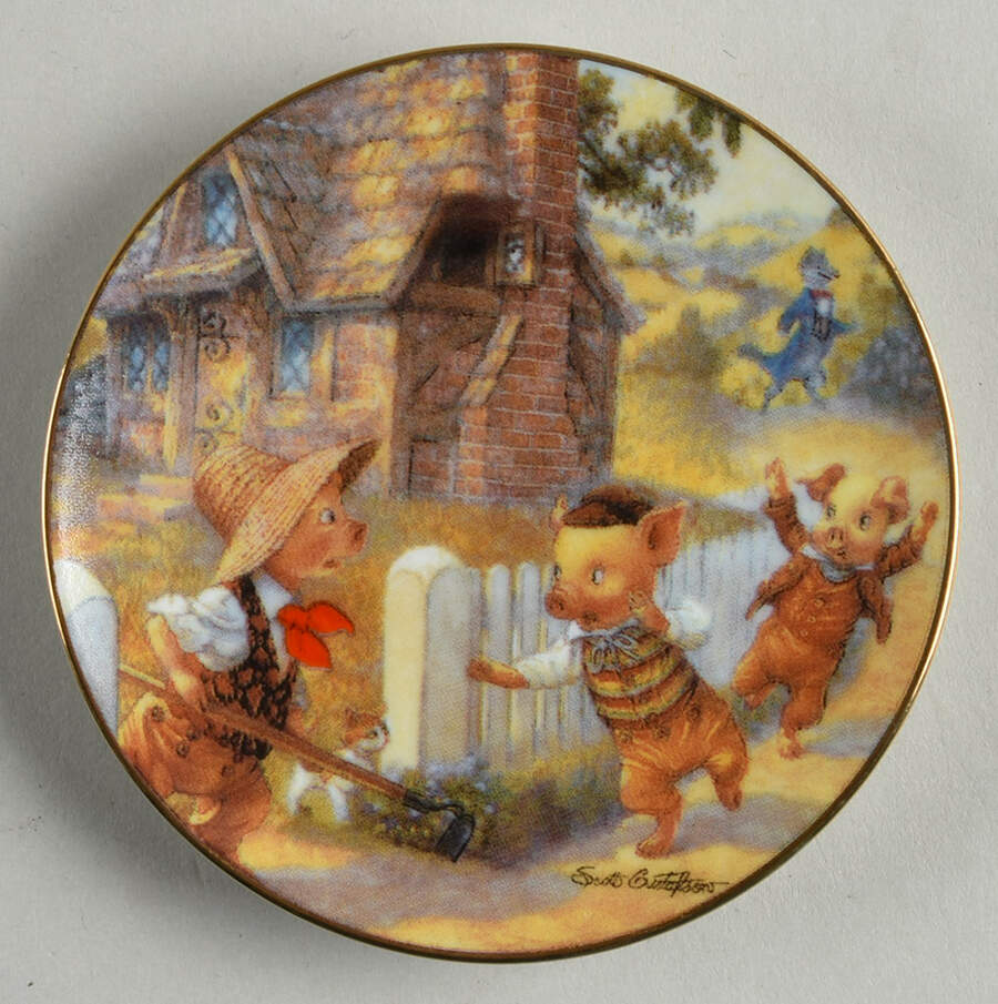 Classic Fairytales The Three Little Pigs - No Box by Bradford Editions-1