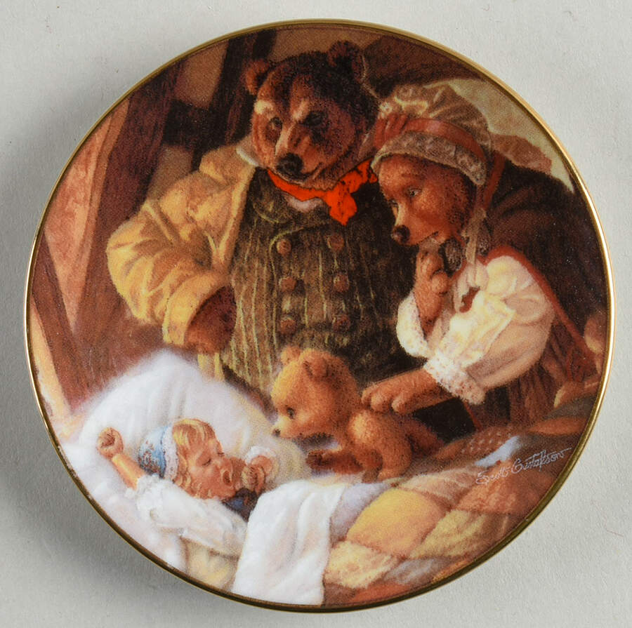 Classic Fairytales Goldilocks And The Three Bears - No Box by Bradford Editions-1