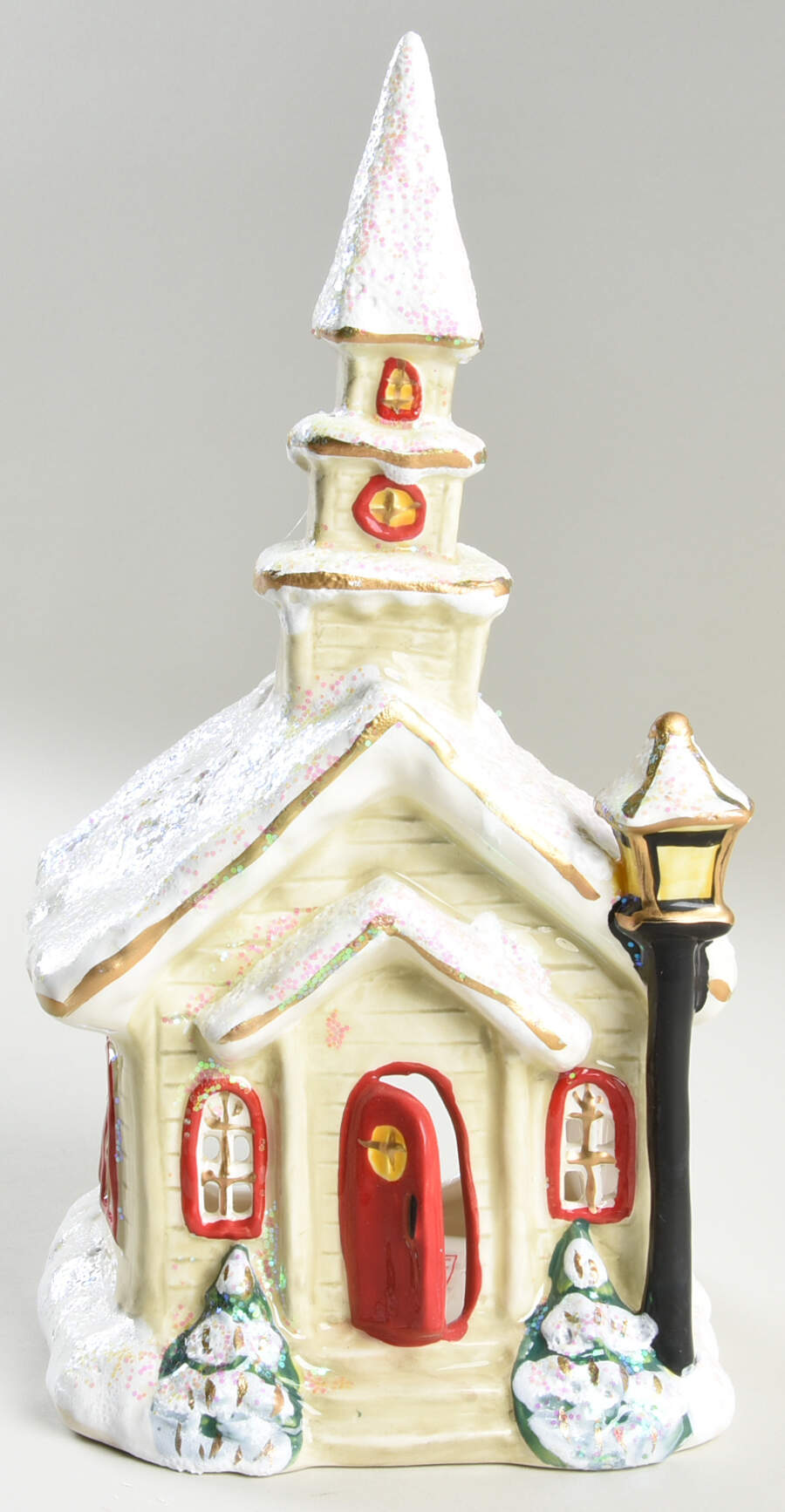 Christmas Candle Houses Church Street Light  - No Box by Blue Sky-1