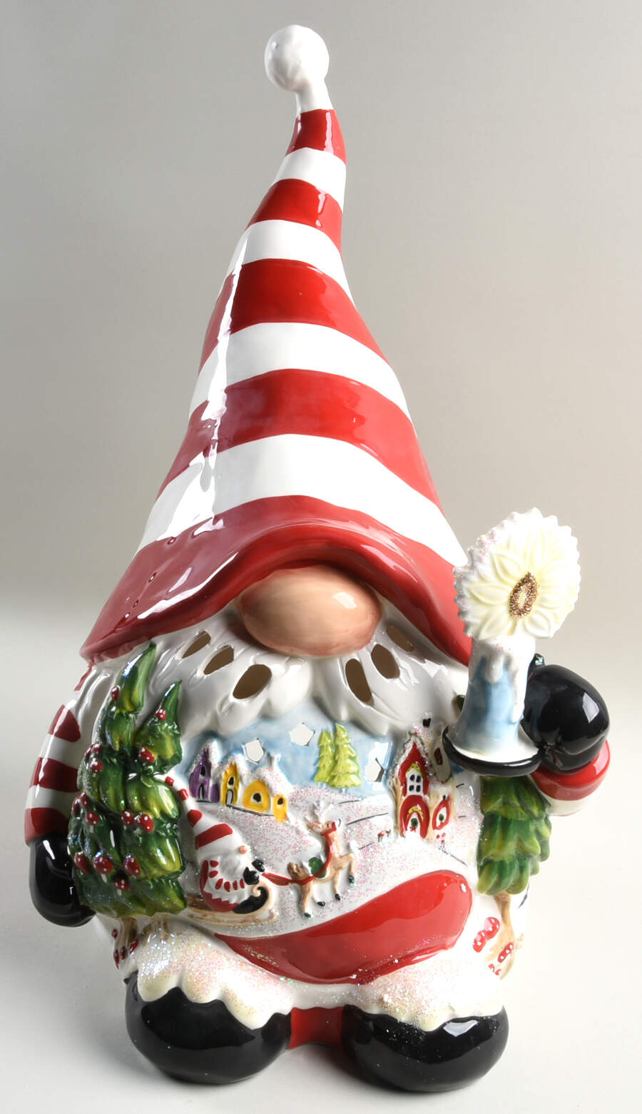 Christmas Candle Houses Gnome For Holiday - No Box by Blue Sky-1