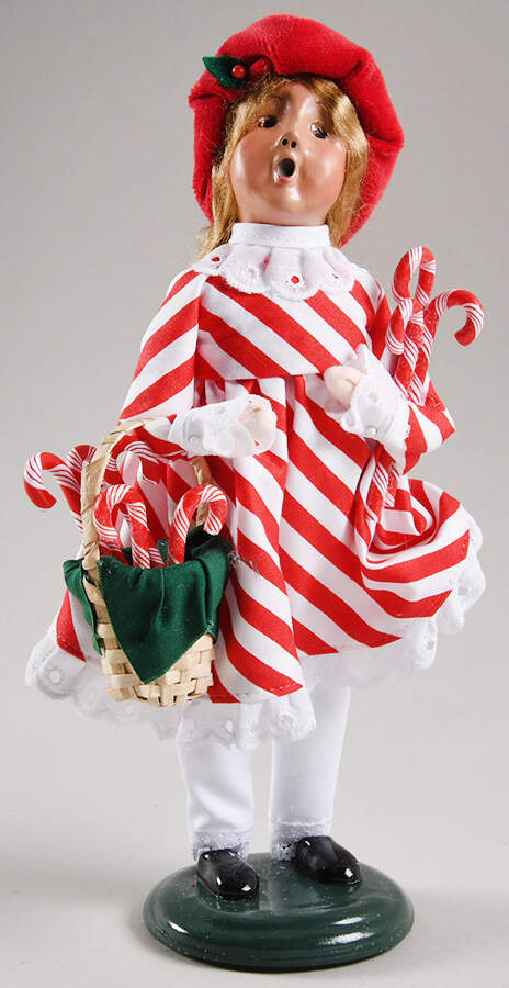 Candy Cane Christmas Candy Cane Girl - No Box by Byers' Choice Ltd-1