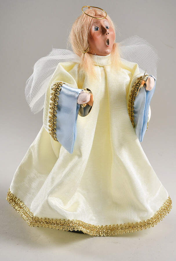 Nativity Series 2 Angel With Cymbals - No Box by Byers' Choice Ltd-1