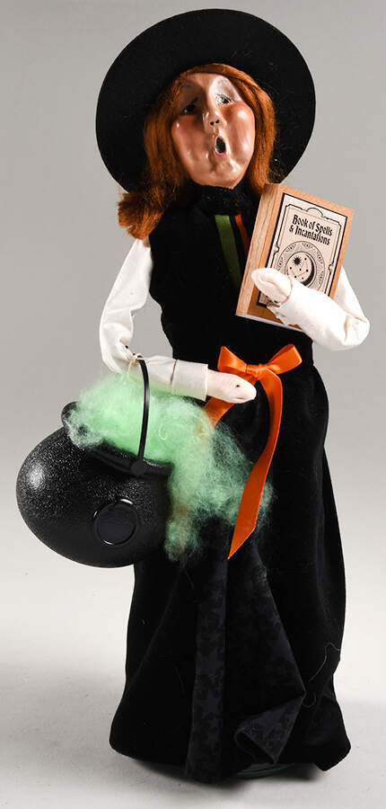 Halloween Witches Witch With Spellbook - No Box 60 by Byers' Choice Ltd-1