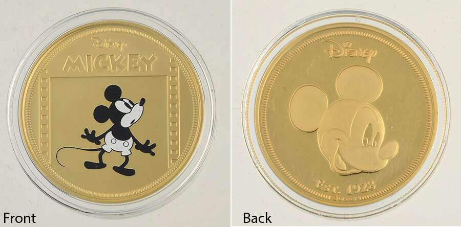 Disney Mickey Mouse Proof Collection Plane Crazy-1928 - No Box by Bradford Exchange-1